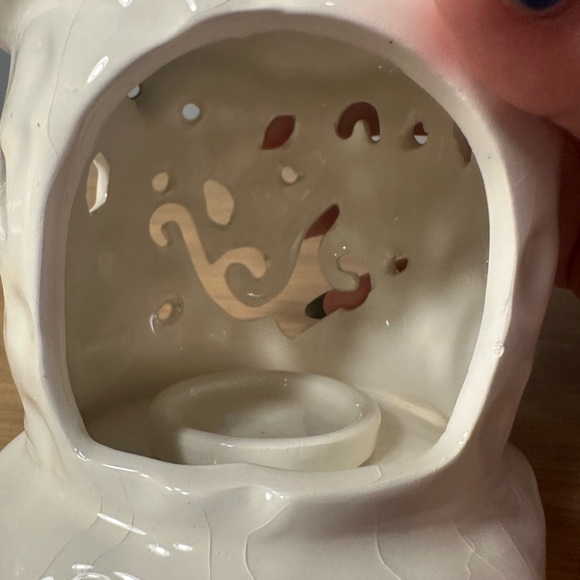 Christmas winter Double snowman small candle holder - Picture 4 of 4